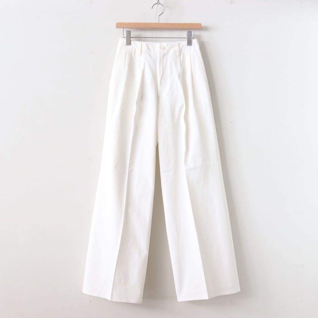 【美品】AURALEE CHINO TUCK WIDE PANTS 1