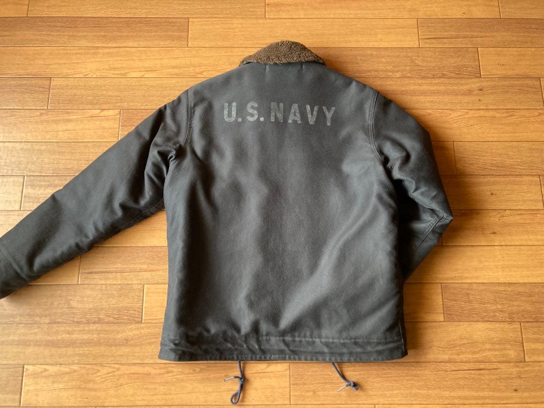 リアルマッコイズU.S. NAVY N-1 デッキジャケット/ ステンシル 40