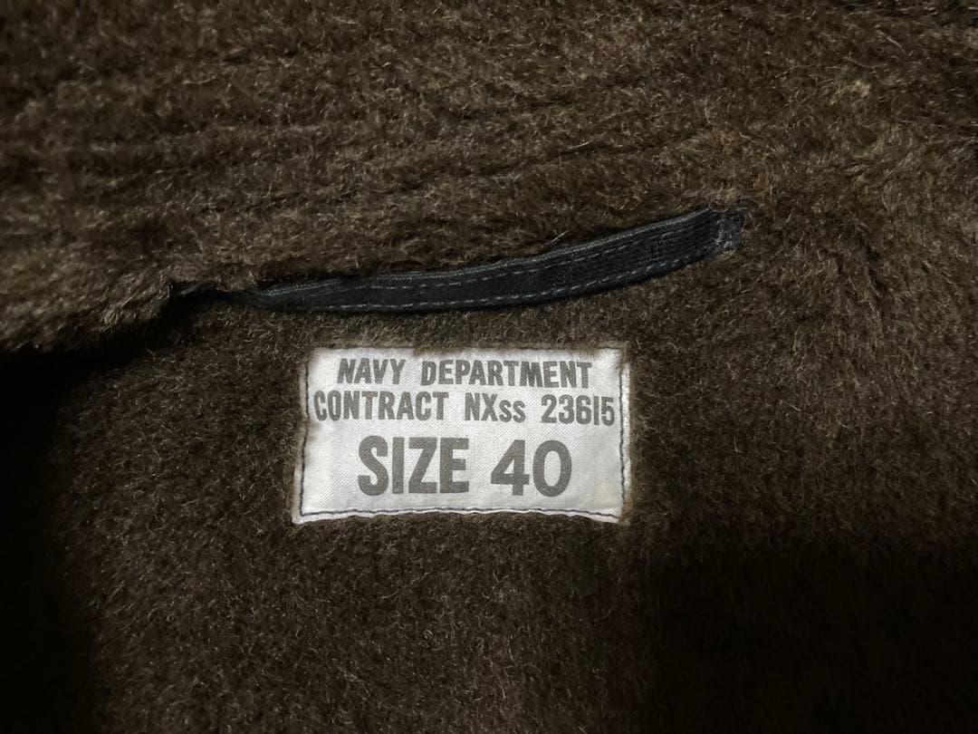 リアルマッコイズU.S. NAVY N-1 デッキジャケット/ ステンシル 40