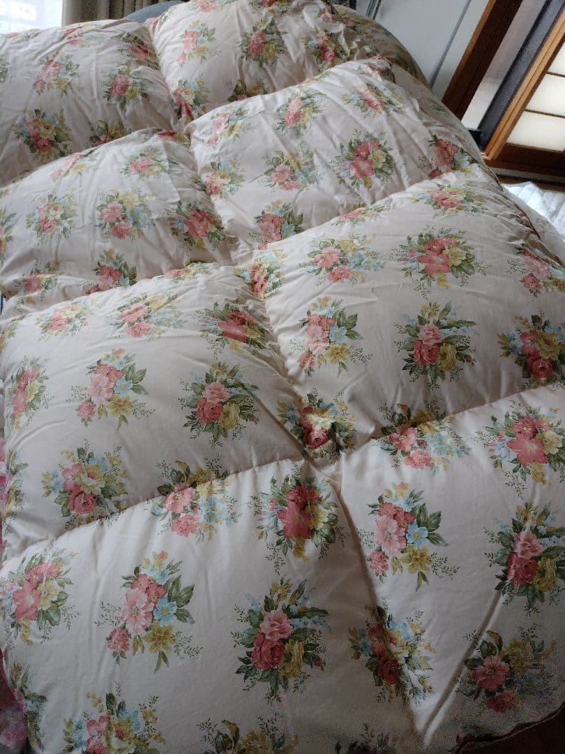 羽毛布団シングルホワイトグース90