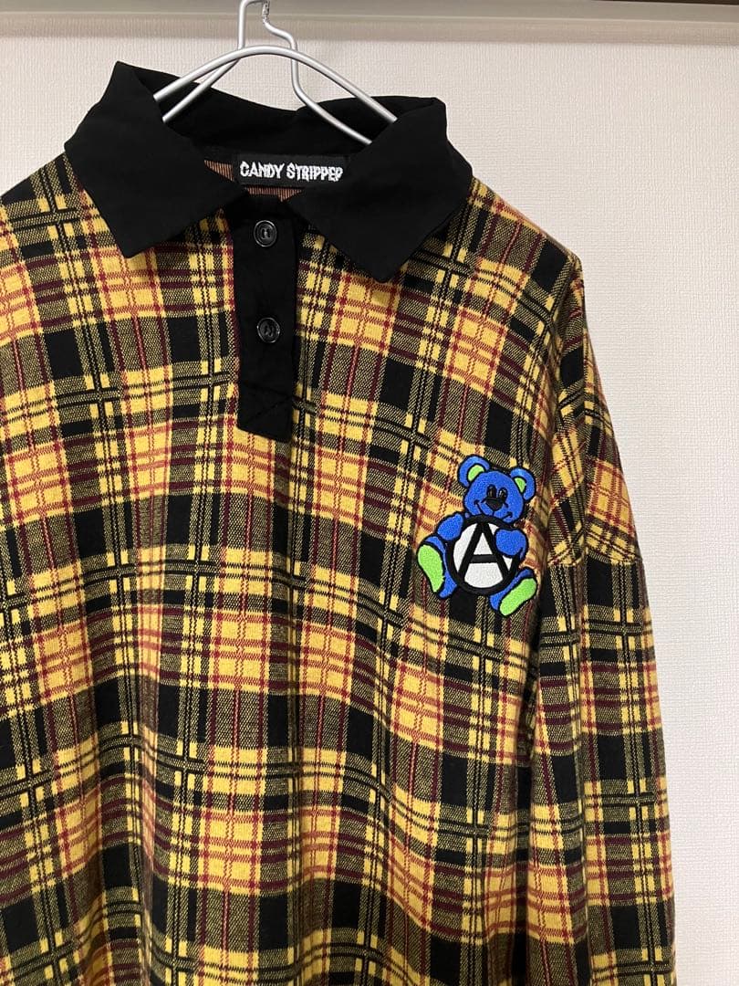 CandyStripper ANARCHY BEAR POLOトップス 完売品