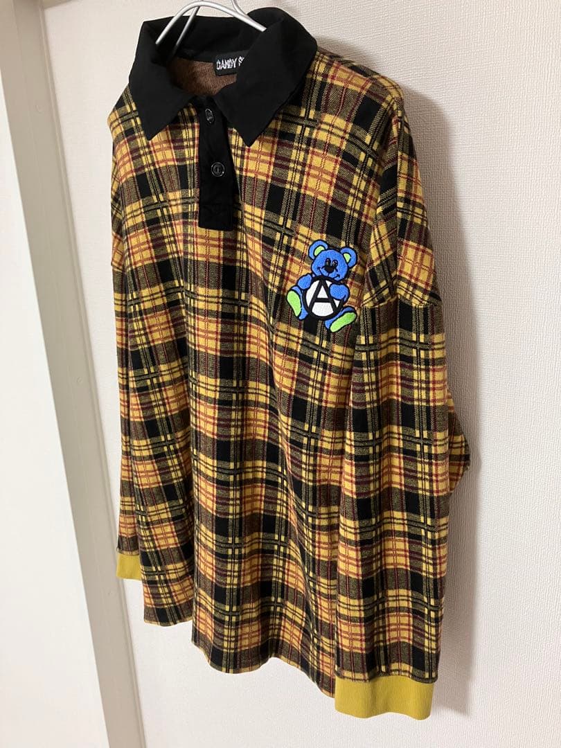 CandyStripper ANARCHY BEAR POLOトップス 完売品