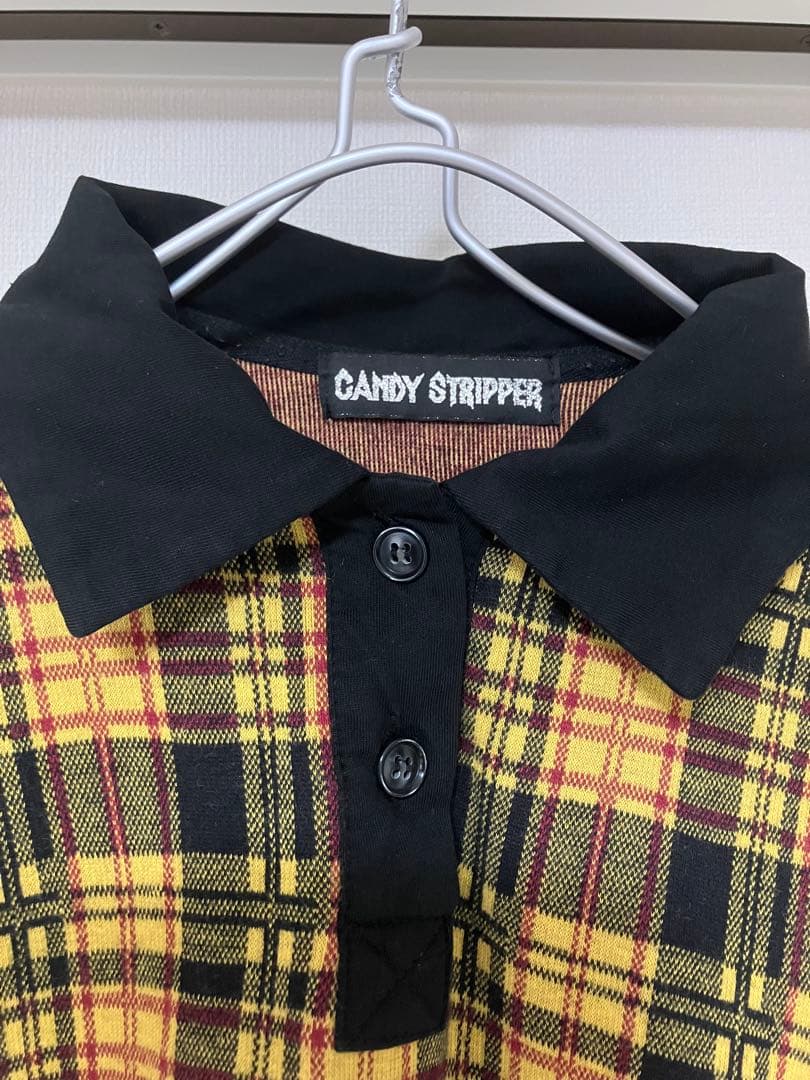 CandyStripper ANARCHY BEAR POLOトップス 完売品