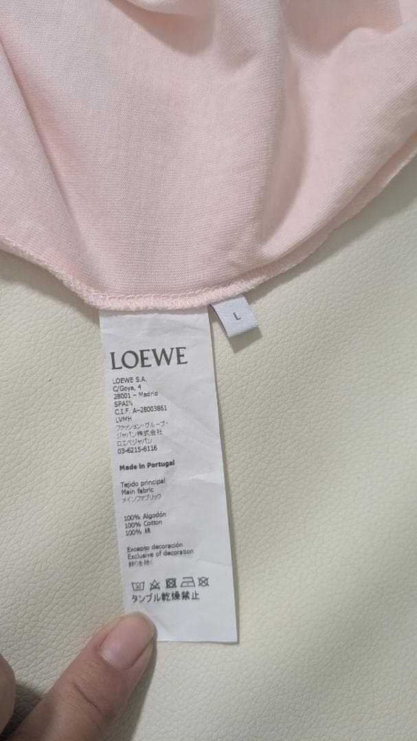 LOEWE アナグラム Tシャツ Lサイズ