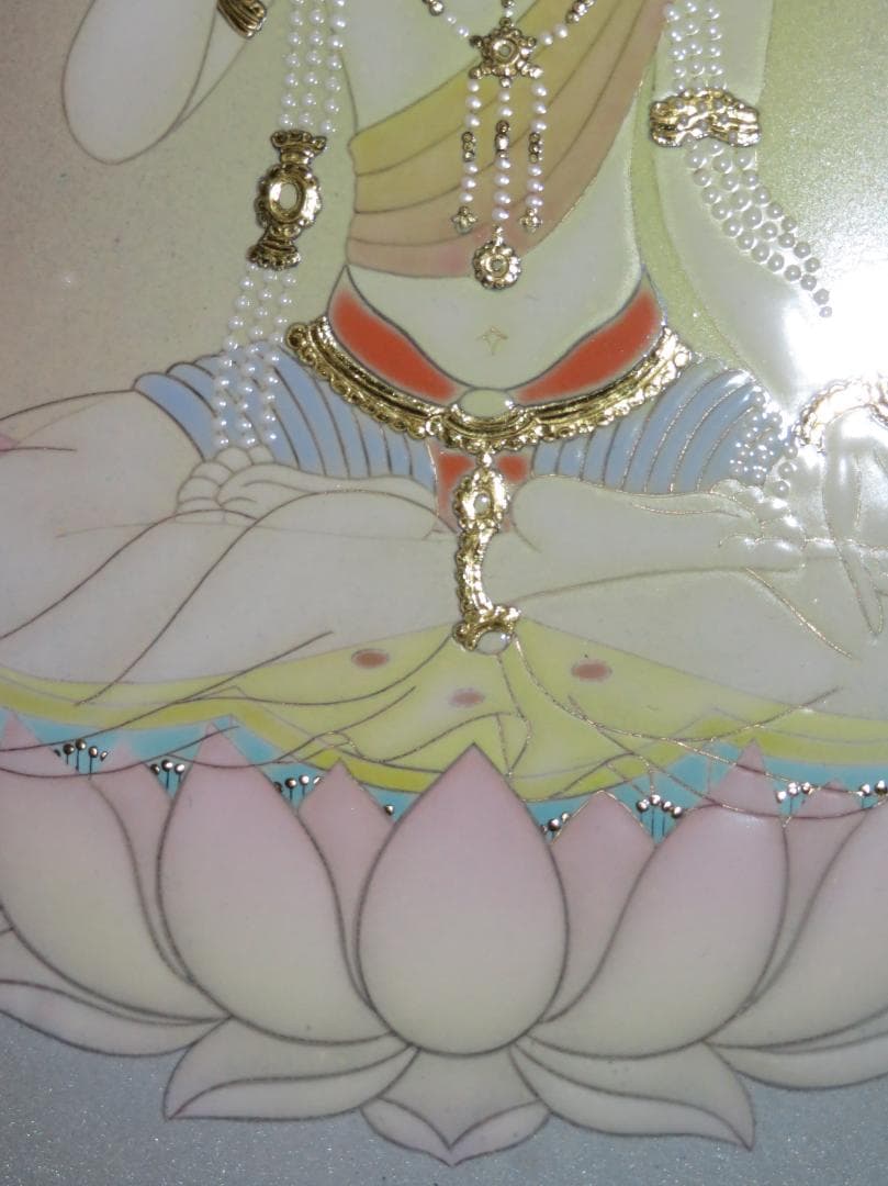 ぐり　草場一壽　「大調和」（仮題）　ダライ・ラマ　陶彩画　原画