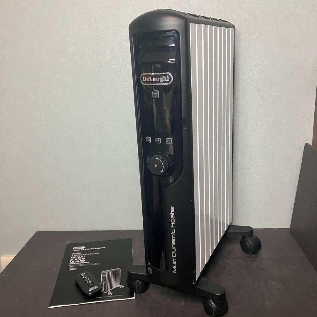 デロンギ　マルチダイナミックヒーター　MDHU12-BK リモコン付属