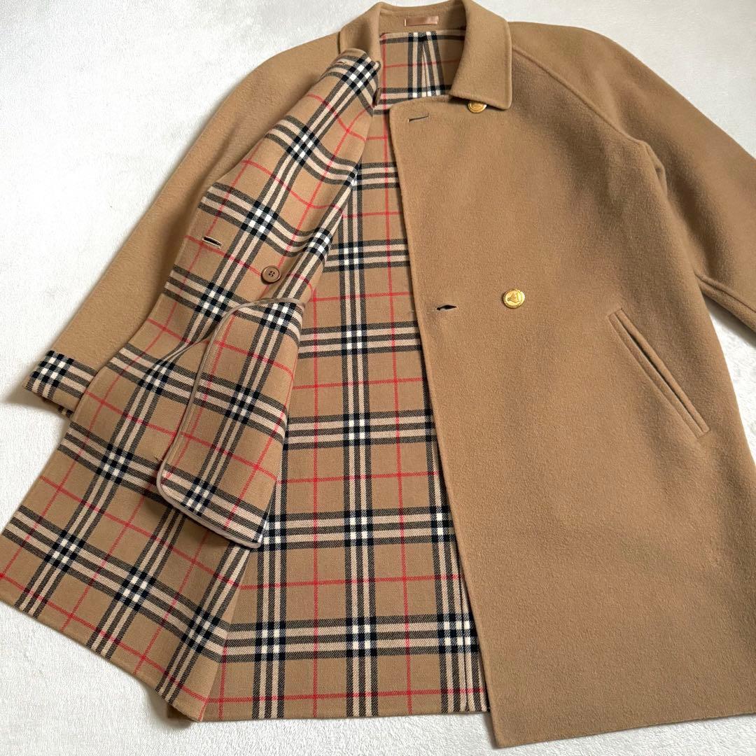 Burberrys ピーコート 金ボタン カシミア混 ビンテージ 7号
