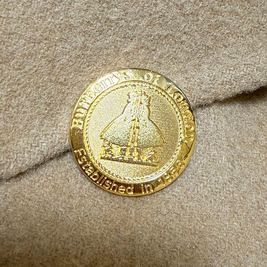 Burberrys ピーコート 金ボタン カシミア混 ビンテージ 7号