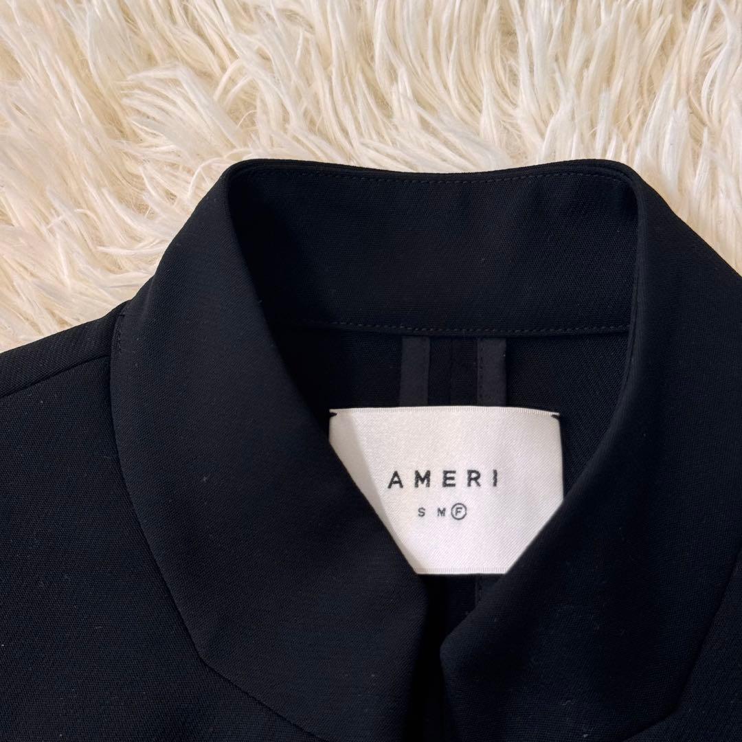 極美品　AMERI　TWILL JACKET LIKE TOP　アメリ　黒