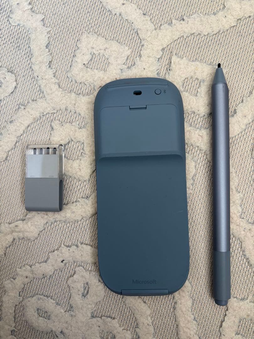 マウス・ペンセット！純正Surface pro タイプカバー　アイスブルー