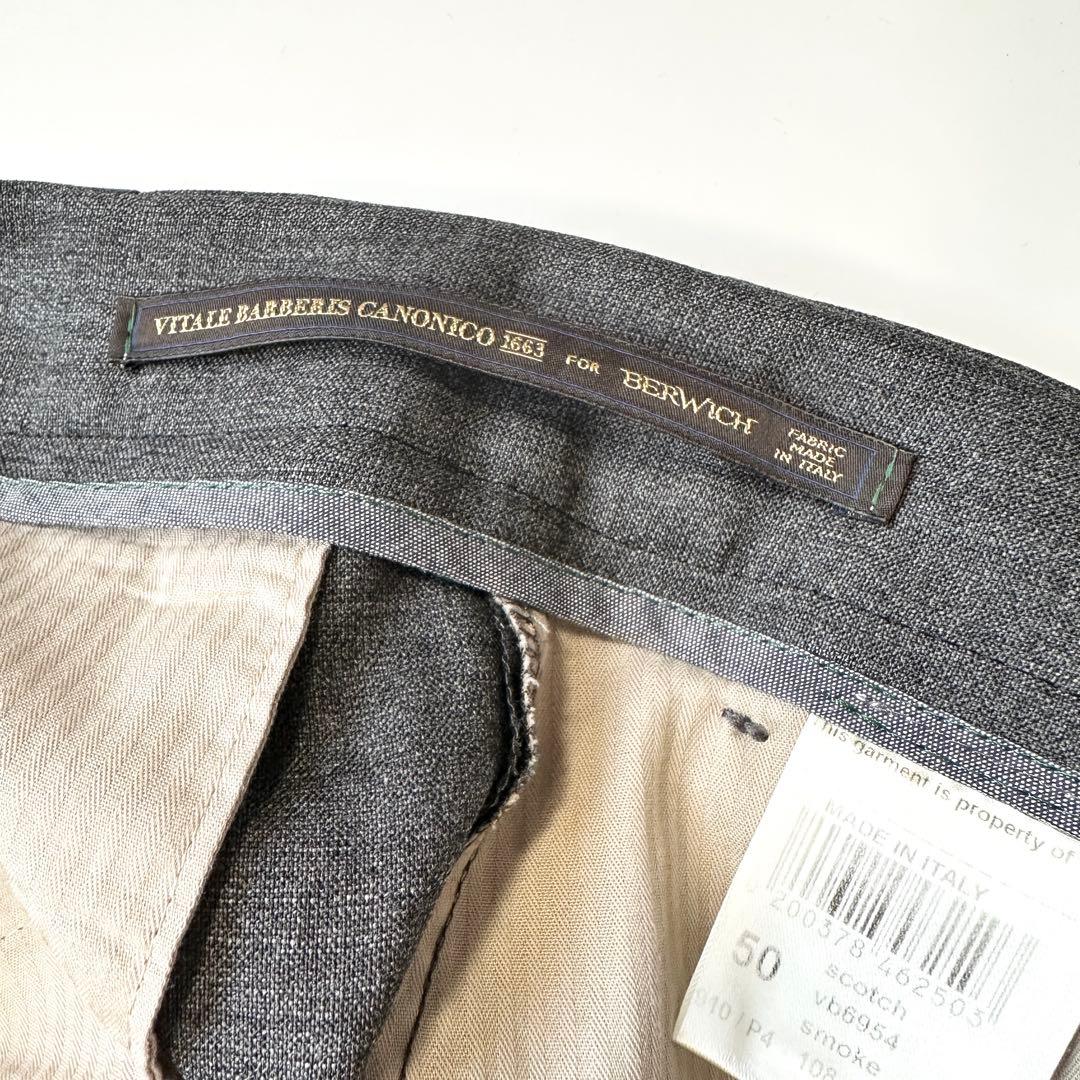 ベルウィッチ 大きいサイズ カノニコ CANONICO スラックス スーツ 高級