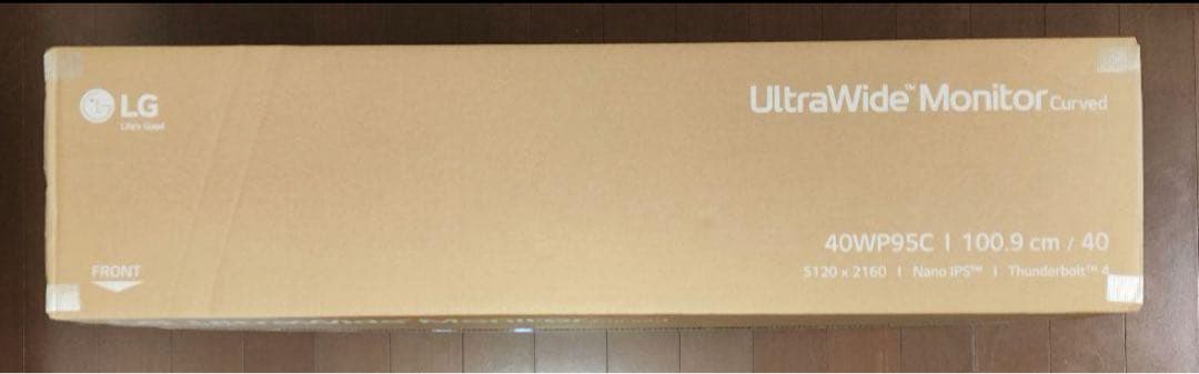 [新品未開封】 LG 39.7型 5K2Kモニター IPS 40WP95C-W