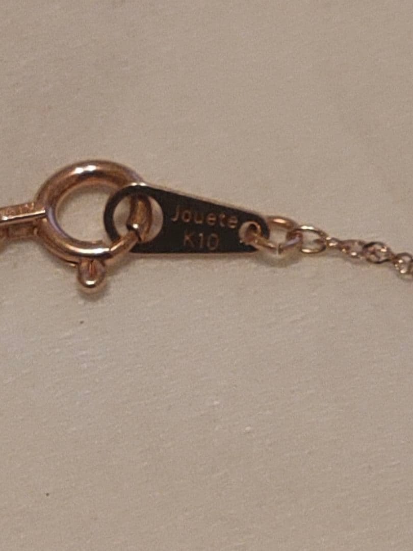 k10 Jouete スクリュー ダイヤモンドネックレス PG 0,03ct