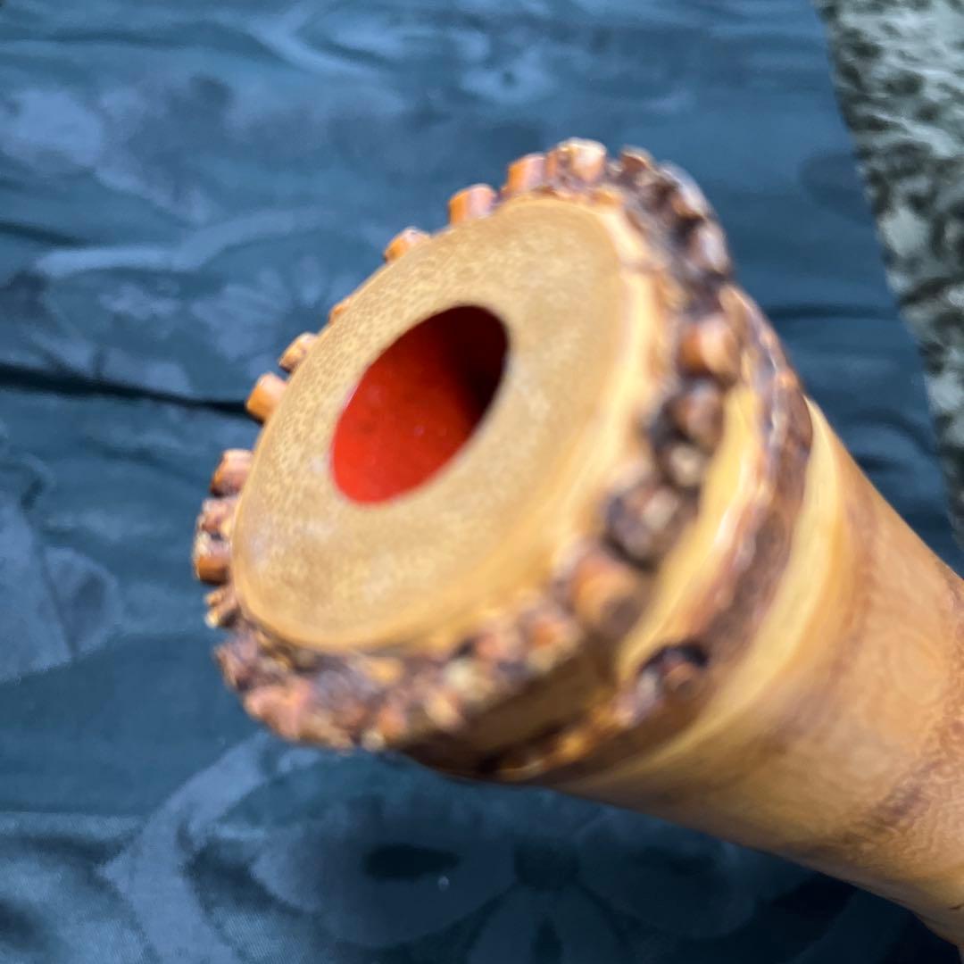 尺八 琴古流 在銘 中継ぎ緩み無し 一尺九寸管 籐巻 【音出し確認済み】格安品