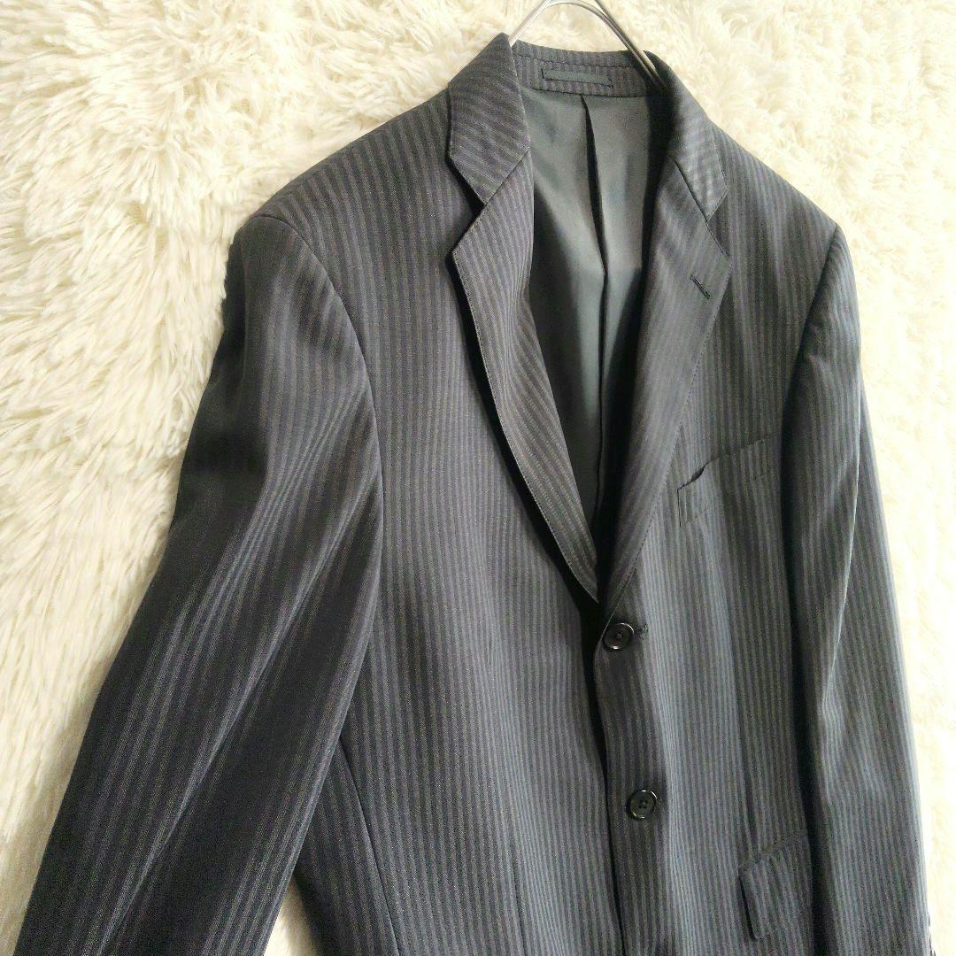 美品 ジェイプレス J.PRESS セットアップ スーツ ストライプ AB7