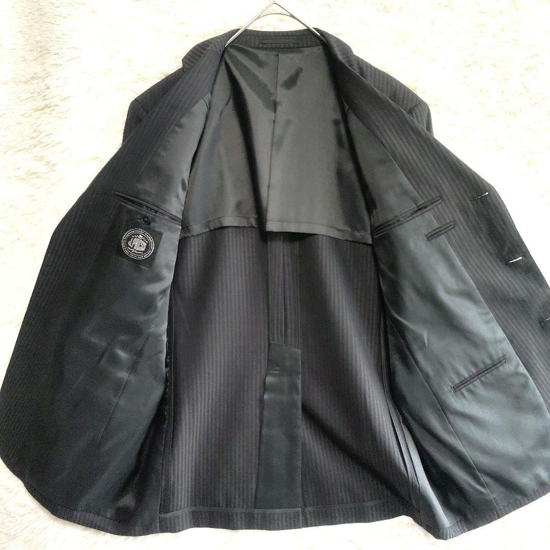 美品 ジェイプレス J.PRESS セットアップ スーツ ストライプ AB7