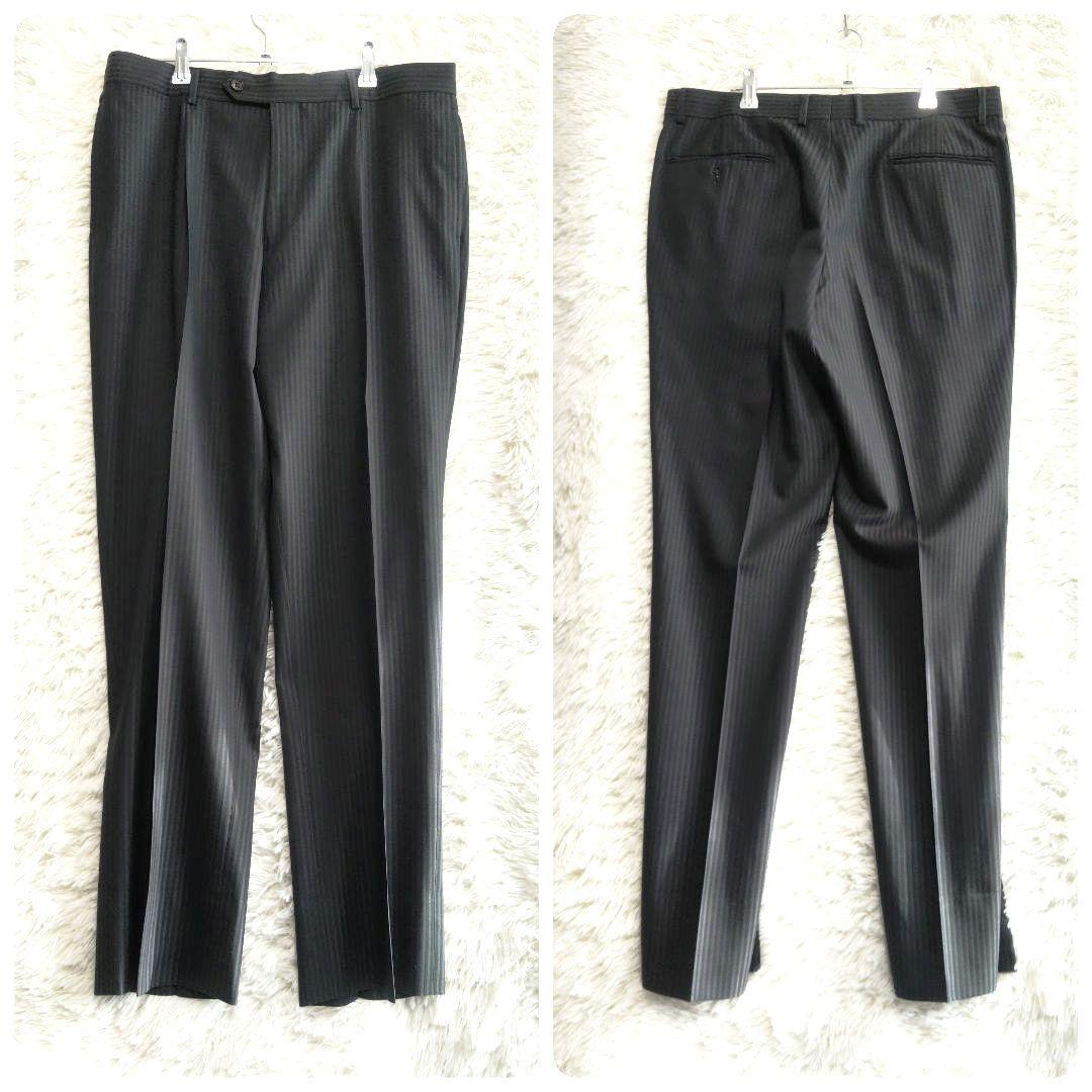 美品 ジェイプレス J.PRESS セットアップ スーツ ストライプ AB7