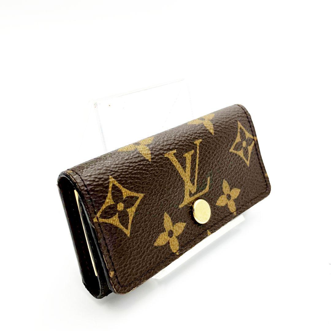 正規品 ルイヴィトン モノグラム ミュルティクレ4 キーケース ICチップ搭載