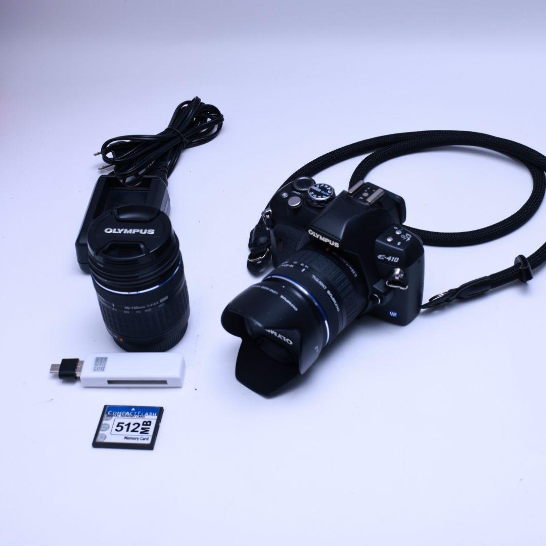 スマホ転送可 OLYMPUS e-410 一眼レフデジタルカメラ 標準望遠レンズ