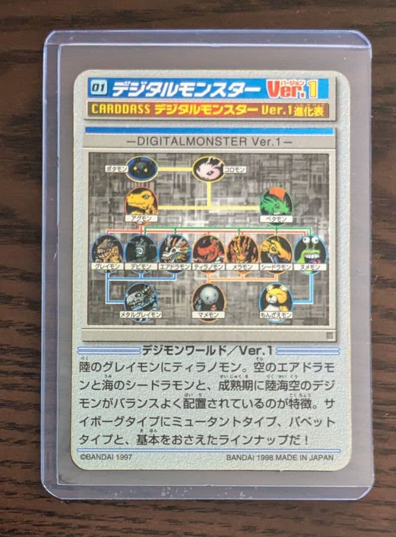 デジタルモンスター Ver.1 カード 01　本弾