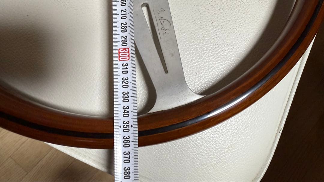 ナルディ　クラッシック　ウッド アルミ 3スポーク ステアリング