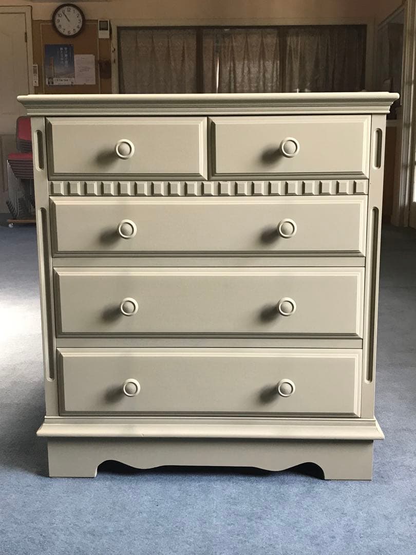 Country Chest of Drawersカントリーチェスト　オリブグレー