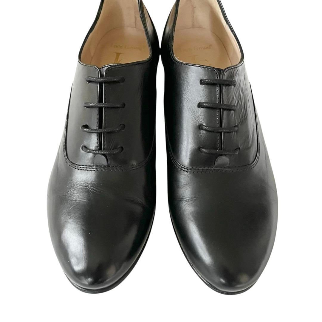 【極美品】◾️ルカグロッシ◾️レザーシューズ◾️レースアップ◾️レザー◾️ブラック