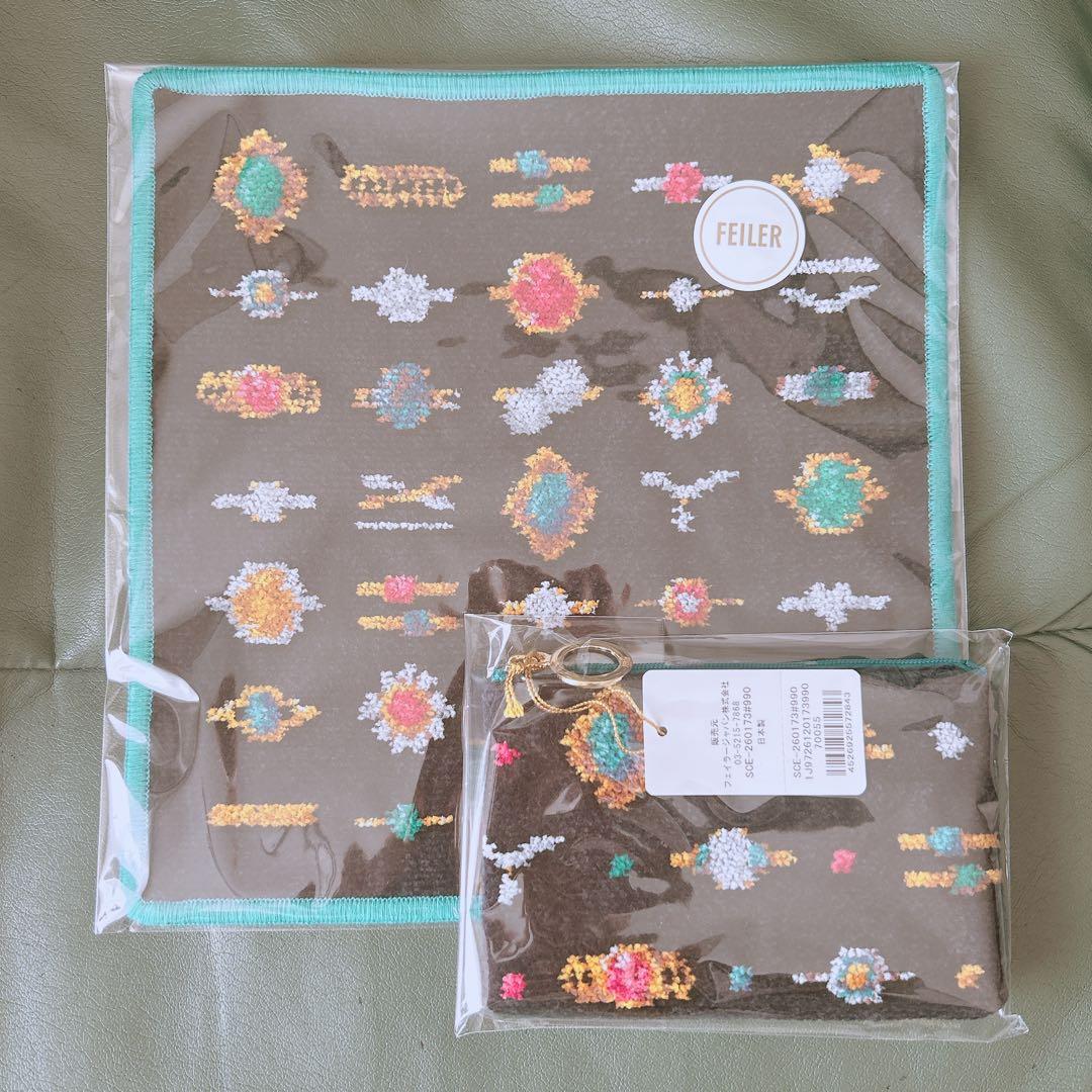 新品 未使用フェイラー シンス ハンカチ ポーチ 2点セット