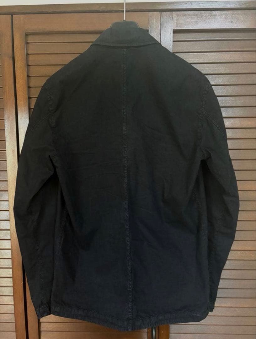 STONE  ブラック ミリタリーシャツジャケット