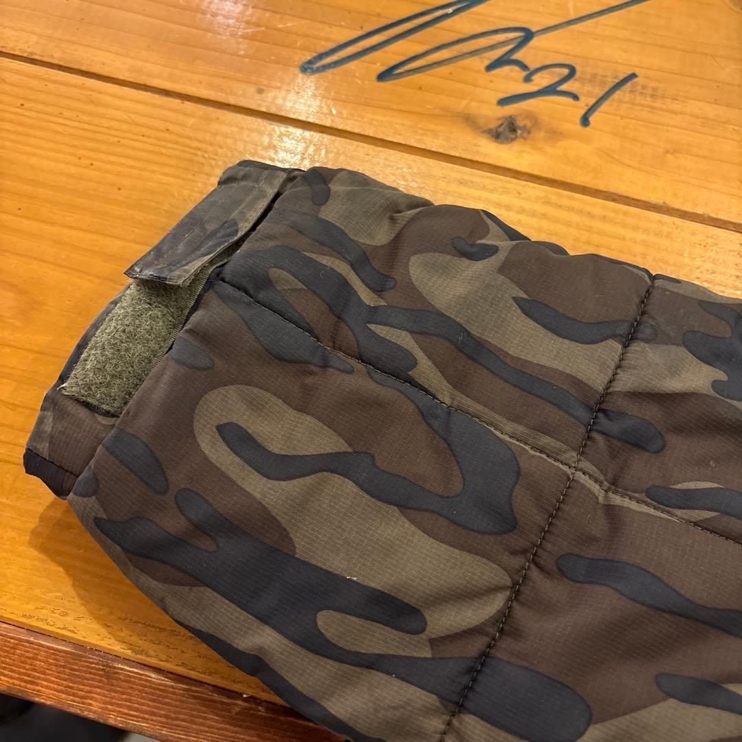 00s Columbia hooded puffer jacket カモフラ