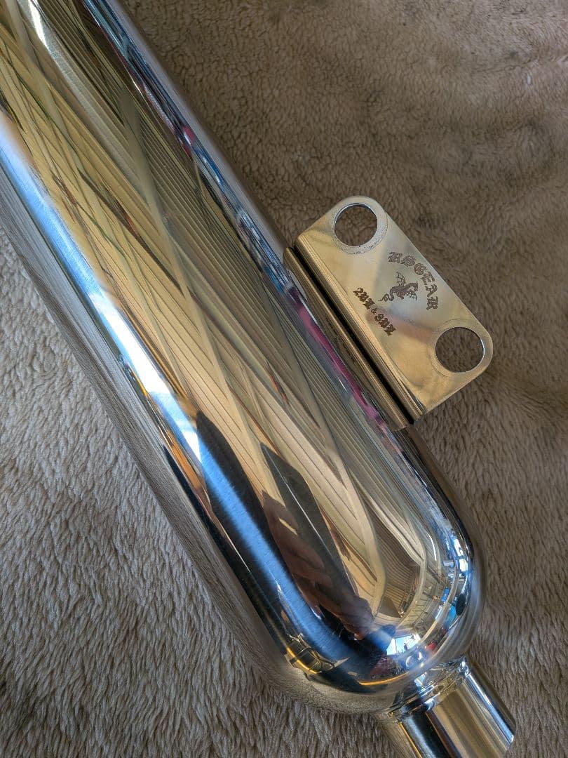 カワサキ.W８００ー２型　マフラー、アールズギア　ワイバンクラシック　ガスレポ有