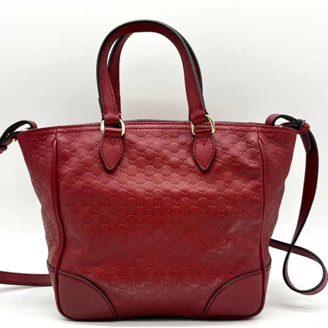 ✨極美品✨グッチ ハンドバッグ 2way GG マイクロシマ インターロッキング