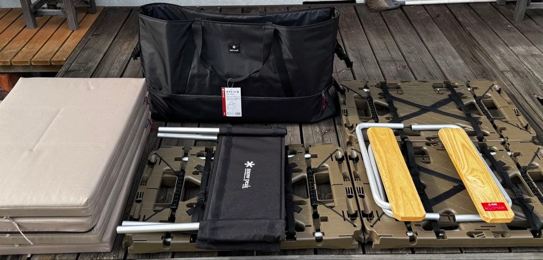 スノーピーク ラックソット マルチスターターセット＆ギアトートM セット