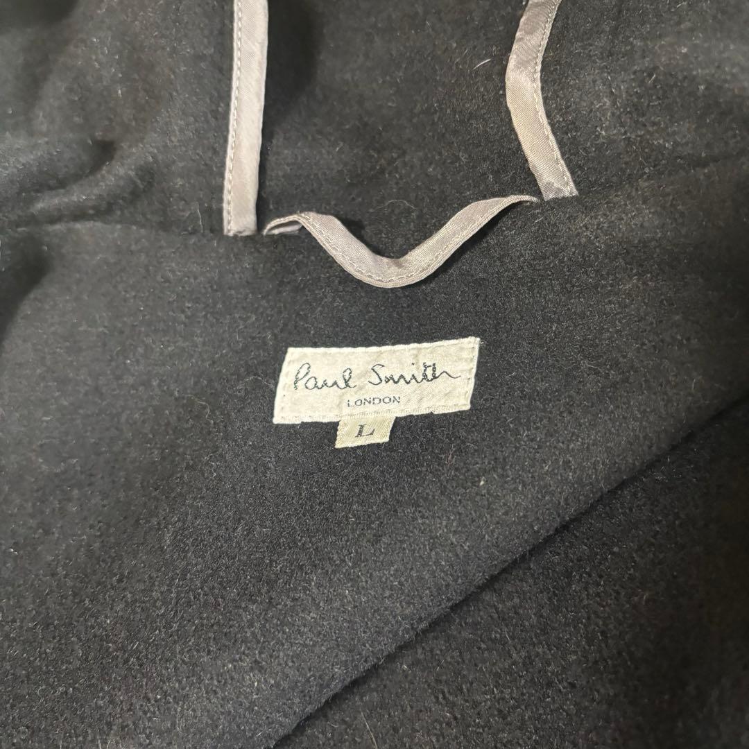 【美品】ポールスミス ダッフルコート 黒　メンズ サイズL