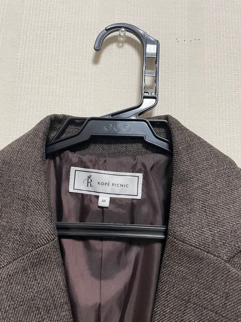 スリートーンツイードジャケット　ブラウン　Mサイズ