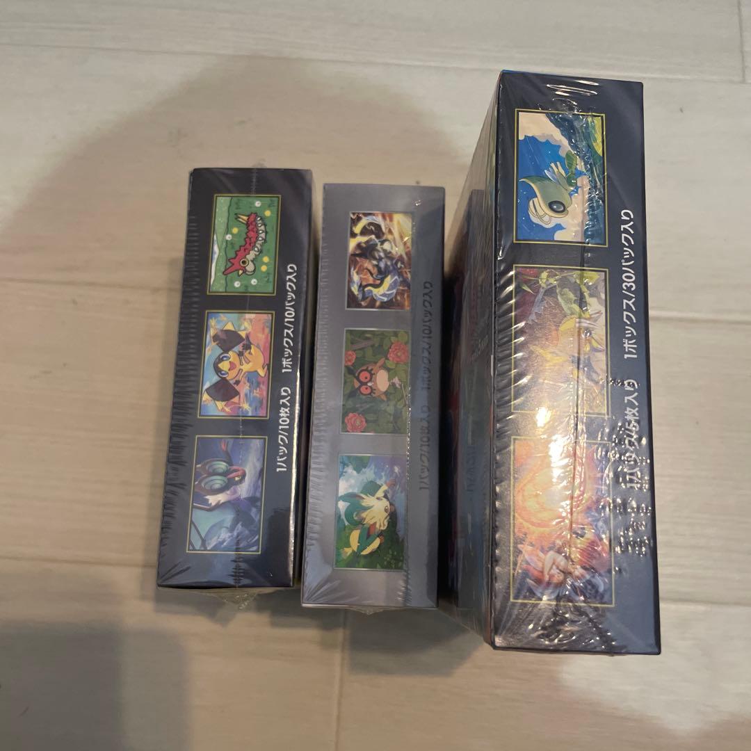 テラスタルフェスex、メガドリーム、メガブレイブ　シュリンク付きbox