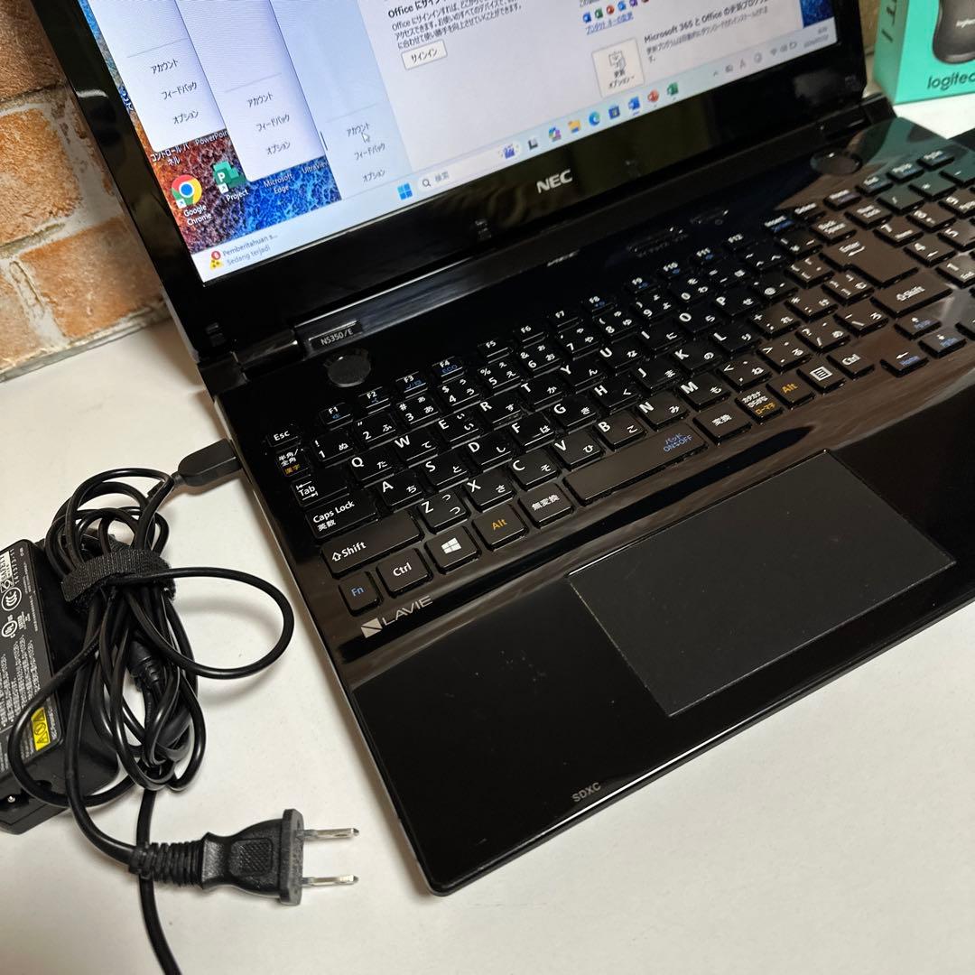 NECノート PC 高速起動SSD WebカメラWindows11 オフィス付