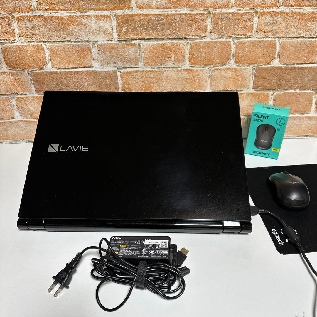 NECノート PC 高速起動SSD WebカメラWindows11 オフィス付