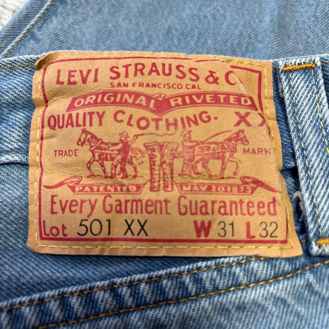 【良品】リーバイス　LVC 501XX 1955モデル 赤耳 ビッグE w31