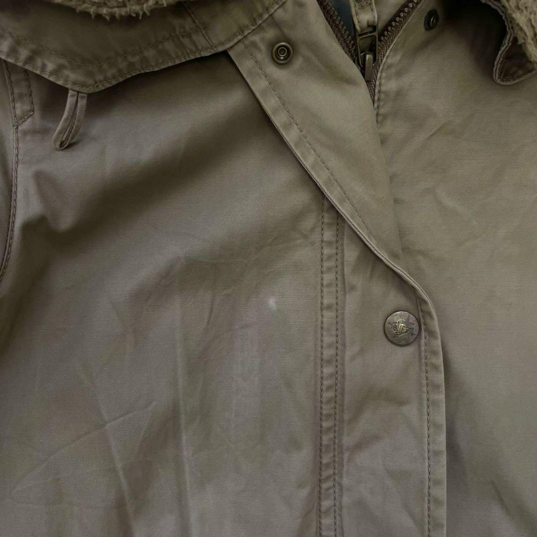 かお☆バーバリーブルーレーベル モッズコート ノバチェック ライナー付き