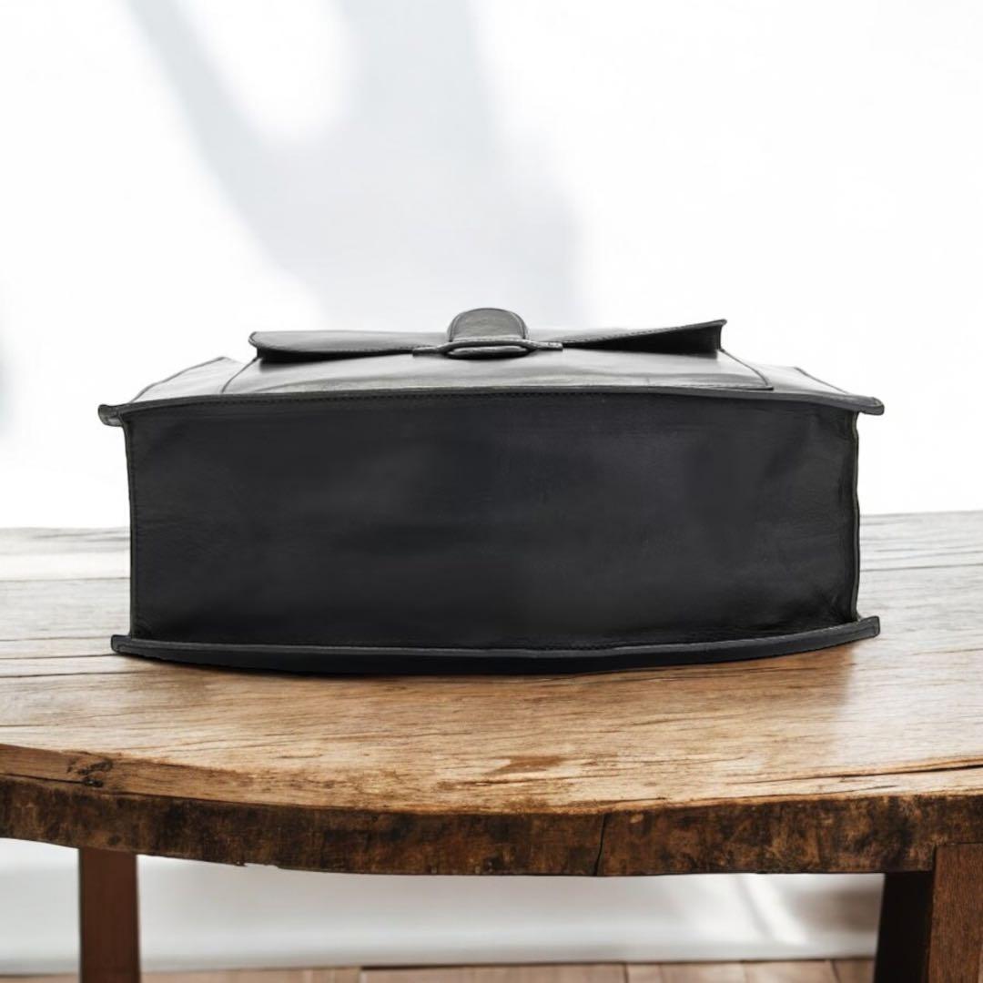 レアCELINE セリーヌ スクエア型 レザー トートバッグ