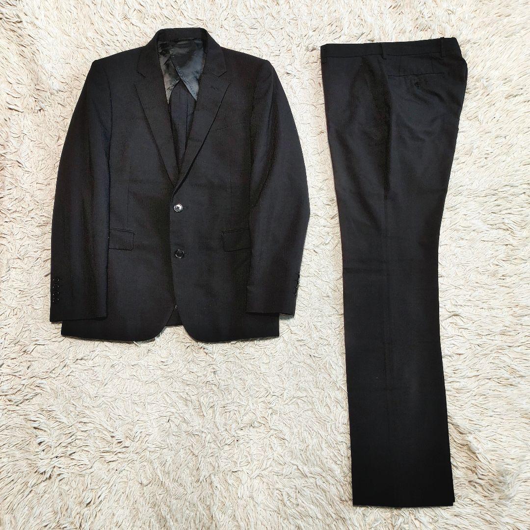 BEAMS ビームス セットアップ スーツ ウール ブラック 黒 M相当
