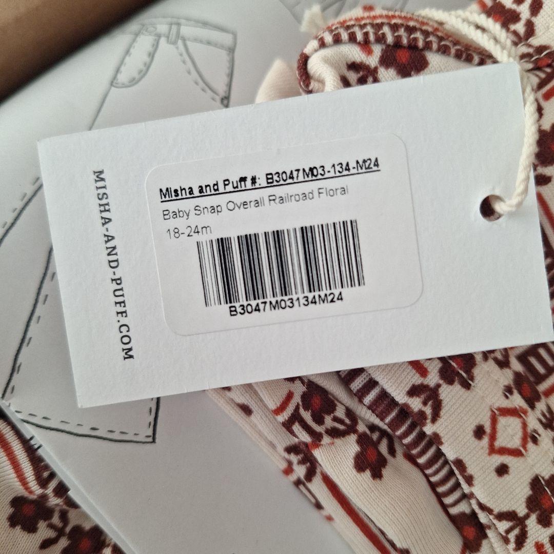 ロンパース・カバーオール misha&puff 18-24m Snap Overall