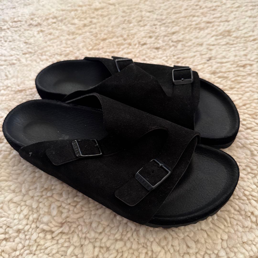 ビルケンシュトック　ビームス別注　チューリッヒ　ブラックスエード【39】