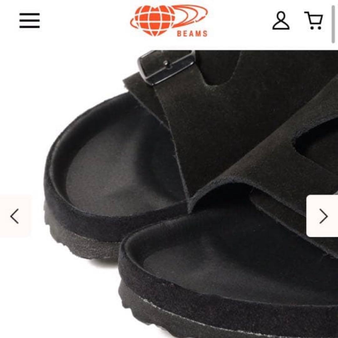 ビルケンシュトック　ビームス別注　チューリッヒ　ブラックスエード【39】