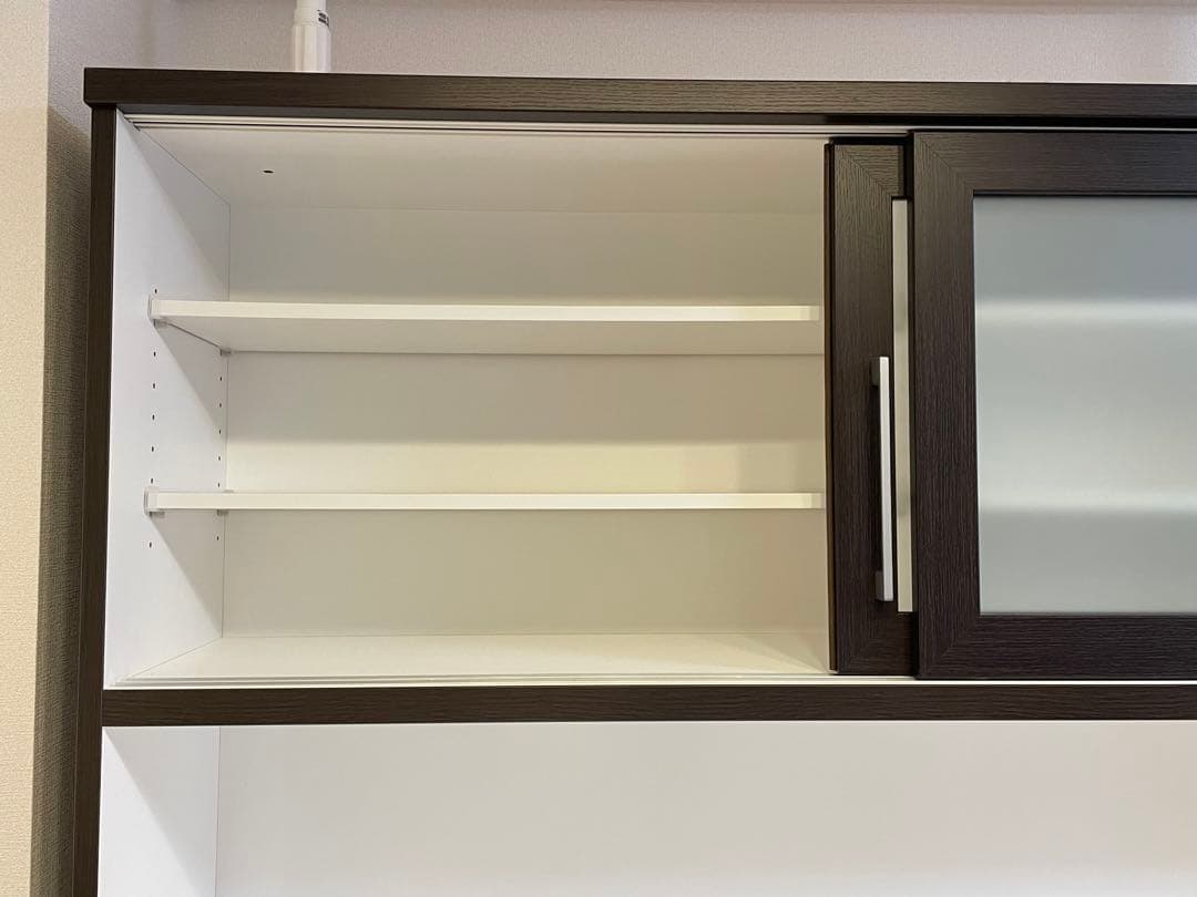 ニトリ食器棚 レジューム 150AG-S DBR /150SH-R DBR