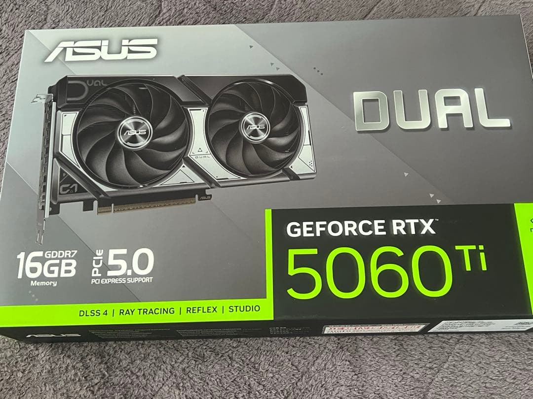 新品　ASUS Dual GeForce RTX 5060 Ti 16GB