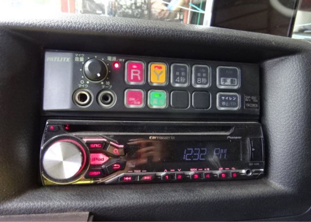 龍*雅様 パトライト サイレンアンプ シガー加工済み