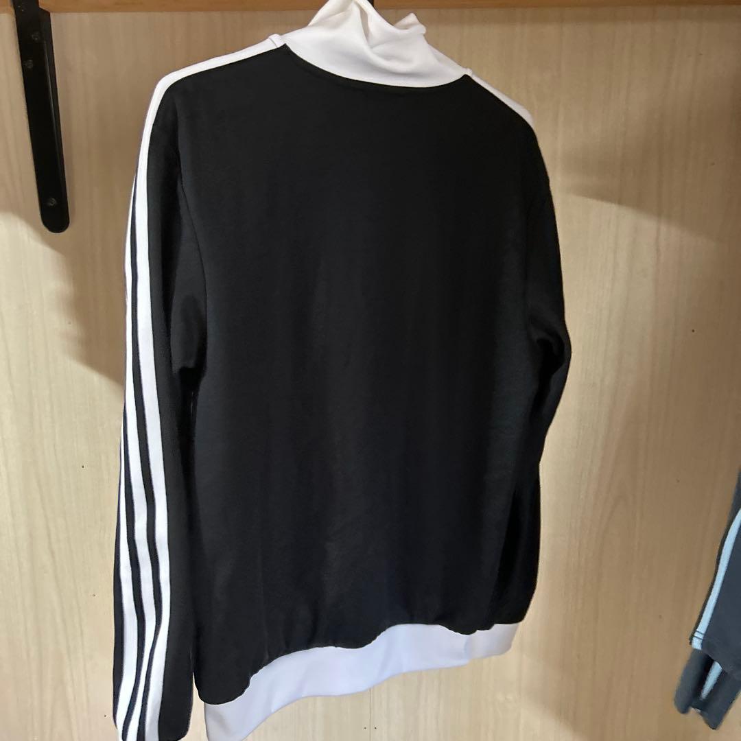 adidas アディダスベッケンバウアーブラック　韓国古着外見至上主義Mサイズ