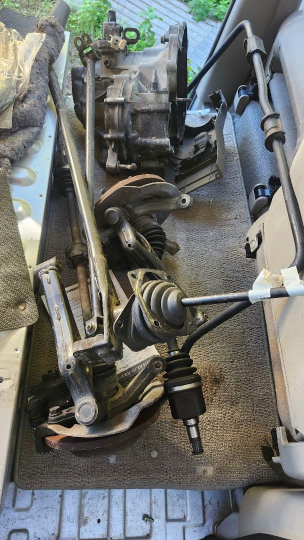 アルト HA23V 純正 5MT ECU ドラシャ シフトロッド HA23S